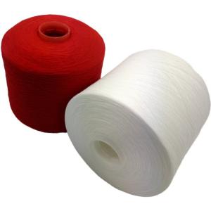 Wholesale High Tenacity 100% Dyed Polyester Yarn Low Shrinkage Red For Sewing Thread from china suppliers