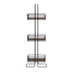 Standing Bathroom Organizer Multi-function Iron Wire Rack Stainless Steel Shower