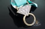 85mm Diamond Custom Race Medals Antique Gold Plating With Glitter Color