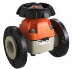 GF 317 Type PVC-U Diaphragm Valve Body DN50 with PVC-U Loose Flange – Industrial
