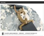 CAMO DOUBLE SHOULDER BUCKET BAG LARGE CAPACITY OUTDOOR CAMO BACKPACK SINGLE