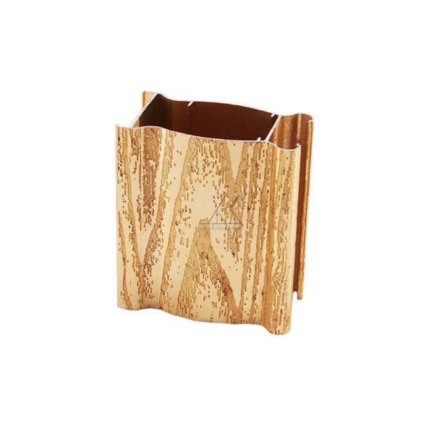 Factory Price Wood Grain Aluminum Window And Door Frame Aluminum Extrusion