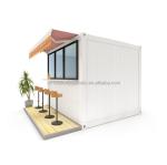 Mobile Steel Structure Wooden Shop Fast Selling Booth Direct Home Bar Coffee