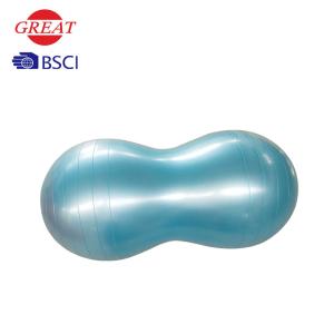 Wholesale Ecofriendly PVC Exercise Ball , 45x90cm Peanut Shaped Yoga Ball from china suppliers