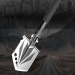 3Cr13 Military Multifunctional Outdoor Shovel 8in Head Hand Tools