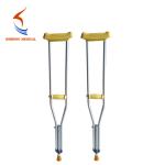 New type good design silver adjustable aluminium crutch for sale