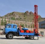 95kw 400m Deep Water Well Drilling Rig , Water Borehole Drilling Equipment Truck