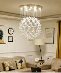 Modern Luxury Crystal Led Ceiling Chandelier For Living Room Large Butterfly