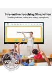 Movable 65" WiFi Touch Screen Whiteboard For Video Conference