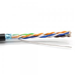 China LSZH PVC Jacket Ftp Cat5e Ethernet Cable , Cat 5e Network Lan Cable Wire on sale