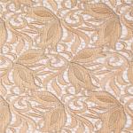 F50252 51-52" width customizable embroidery african cord lace fabric 5 yard for