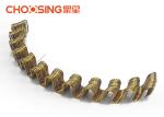 8 Ga Silver Sinuous Nosag Springs , 20 " Length D Arch Oil - Tempered Sofa