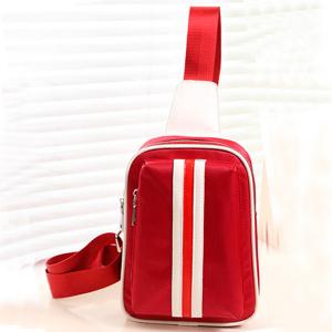 Wholesale Unisex Red Polyester Chest Bag Nylon Waist bag Phone Bag from china suppliers