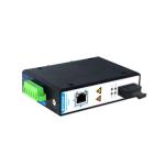 12-48V DC Input Industrial Media Converter 10/100Mbps Single Mode Fiber 20km SC