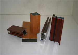 Wholesale 6005 2.0MM Door Frame Wood Grain Aluminum Extrusion from china suppliers