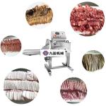 120mm Conveyor 1500W Meat Processing Machine Smoke Salmon Slicer Machine