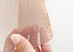 Architectural Fine Copper Glass Laminated Wire Mesh For Tempered Glass