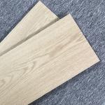 Porcelain Gray Antibacterial Wood Grain Ceramic Tiles Indoor Kitchen Wall