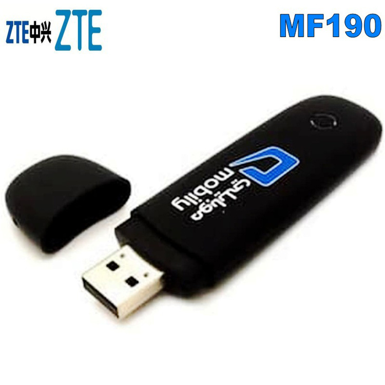 Unlocked Z-Te Mf190 3G GSM 7.2 Mbps USB Dongle Wireless Modem WCDMA 2100MHz 900MHz USB Stick Project Equipment