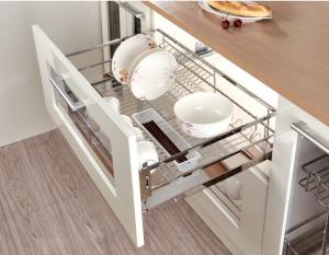 Wholesale Bowel And Dish Stainless Steel Kitchen Storage Baskets Pull - Out Drawer from china suppliers