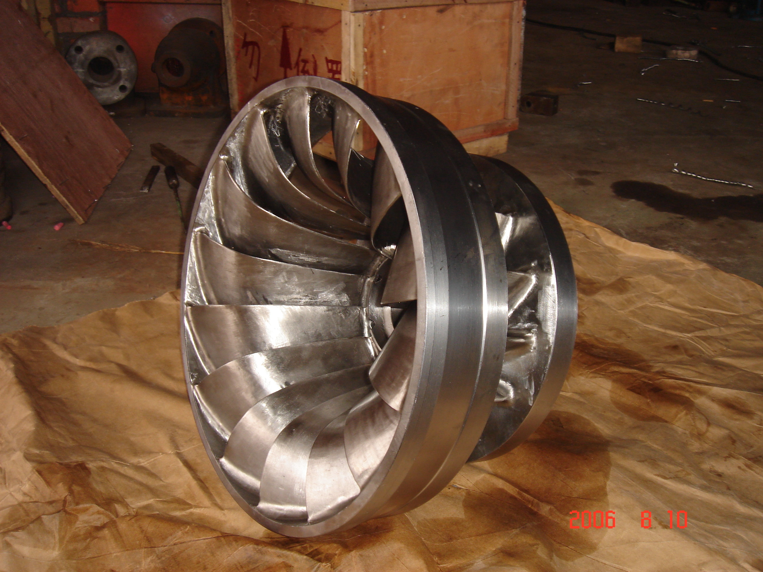 Stainless Steel Turbine Wheel Factory Stock Customized Micro Francis Runner