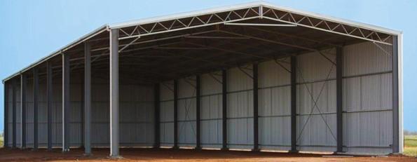 Quality Prefabricated Total Metal Industrial Steel Buildings Without Concrete for sale