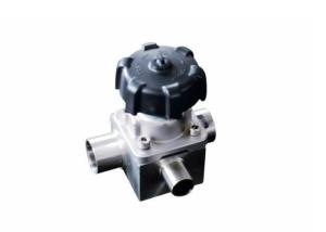 Wholesale Welded Ends Three Way 1'' Sanitary Diaphragm Valves from china suppliers