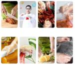 Disposable Clear Polyethylene Disposable Gloves / Hand Gloves For Food Industry