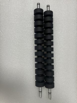 1750150249 ATM Machine Parts Wincor Nixdorf parts ATM C4060 BV Shaft rubber rollers length 23.8CM, 13 Rollers used on Banknote move CWAA 1750150249