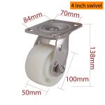 EDL heavy duty 4 inch stainless steel caster wheel with TPA material and 380kg