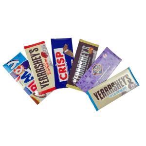 China Custom Printed Plastic Bags Protein Bar Wrapper Packaging Stick Pouch Powder Chocolate Tea Coffee Back Seal Sachet on sale