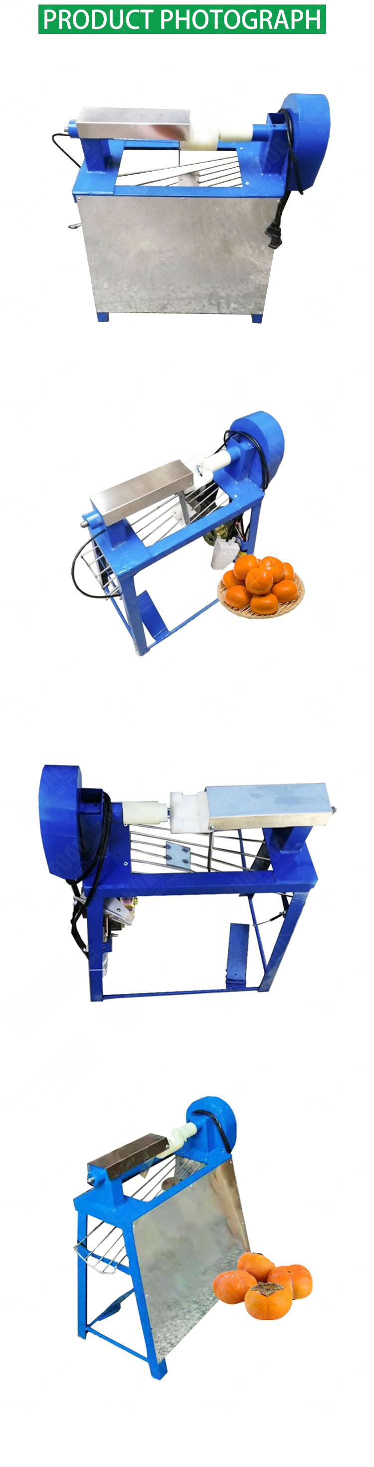 Automatic persimmon peeling machine for industry use