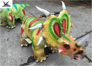 Wholesale Dinosaur Styracosaurus Motorized Animal Scooters High Simulation For Amusement Park from china suppliers