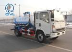 New Vacuum Sewer Cleaning Sewage Suction Truck SINOTRUK 4x2 10 - 12m3 Color