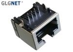90° Right Angle One Port RJ45 Tab Up Without Magnetics Integrated Filter