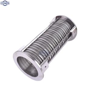 Wholesale 304 stainless steel fine wire metal mesh round perforated cylinder filter tube from china suppliers