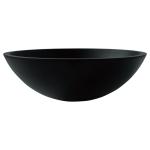 Hotel Acid Matt Black Basin Round Bathroom Glass Anti Rust Finish