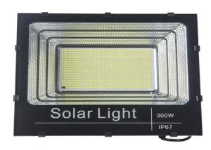 China 13 Hours Solar Powered Motion Flood Lights 300W Aluminum Body Bright Control System on sale