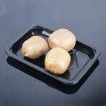 23*16*2cm Black Custom Frozen Food Disposable Plastic Meal Tray
