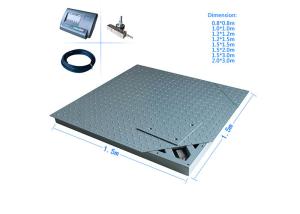 Wholesale Mild Steel Structure Digital Floor Scale Powder Coated 1T 3 Ton from china suppliers