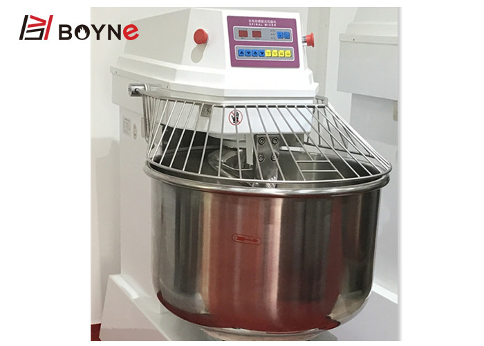 Stainless Steel 25kg Spiral Dough Mixer Dough Kneader For Bakery
