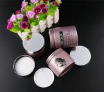 Shatterproof Cylinder Round Plastic Canisters Empty Cosmetic Containers 80ml
