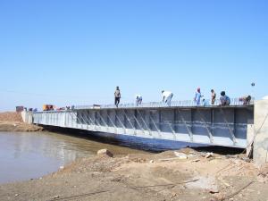 Wholesale Custom Steel Girder Bridge / Steel Beam Bridge for Simple Structure from china suppliers