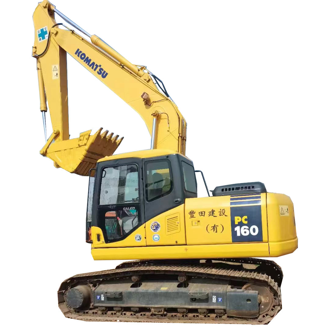 Used Komatsu PC160 Excavator 3000-4000 Hours 0.65m3 Bucket In Shanghai