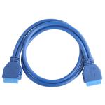 Usb3.0 20p Idc Connector Ldpe Transparent 45p Blue Pvc Oem / Odm