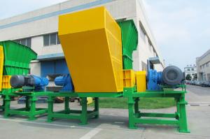 Wholesale High Efficiency Double Shaft Shredder Material Force Feeding System Liquid Waste from china suppliers