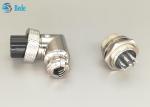 Silver Plated 7 Pins gx16 90 Degree aviator connector Male And Female Sets