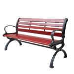 Wearproof 1400*560*800mm Cast Iron And Wood Garden Bench