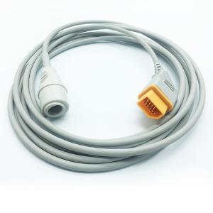 Wholesale No Sterile Blood Pressure Cable Nihon Kohden 14 Pin To Edward IBP Adaptor from china suppliers