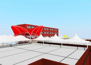 Wholesale Cable Membrane Structure Permanent Shade Canopy For Hall Roof from china suppliers